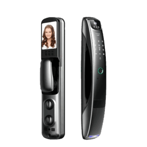 Elock ES266D – Biometric Smart Lock for Wooden Doors with 3D Face Recognition, Fingerprint, WiFi App & Camera